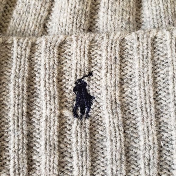 Polo Ralph Lauren Unisex Merino Cuffed Beanie Hat - Picture 2 of 10